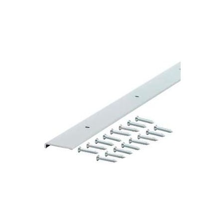 M-D Building Products M-D Decorative Aluminum Edging With Screws, 72"L, For 13/16" Thickness, Anodized 69450